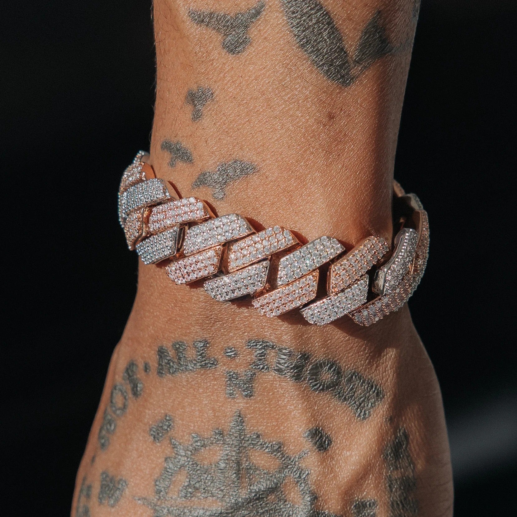 19mm Cuban Armbånd - Flerfarget