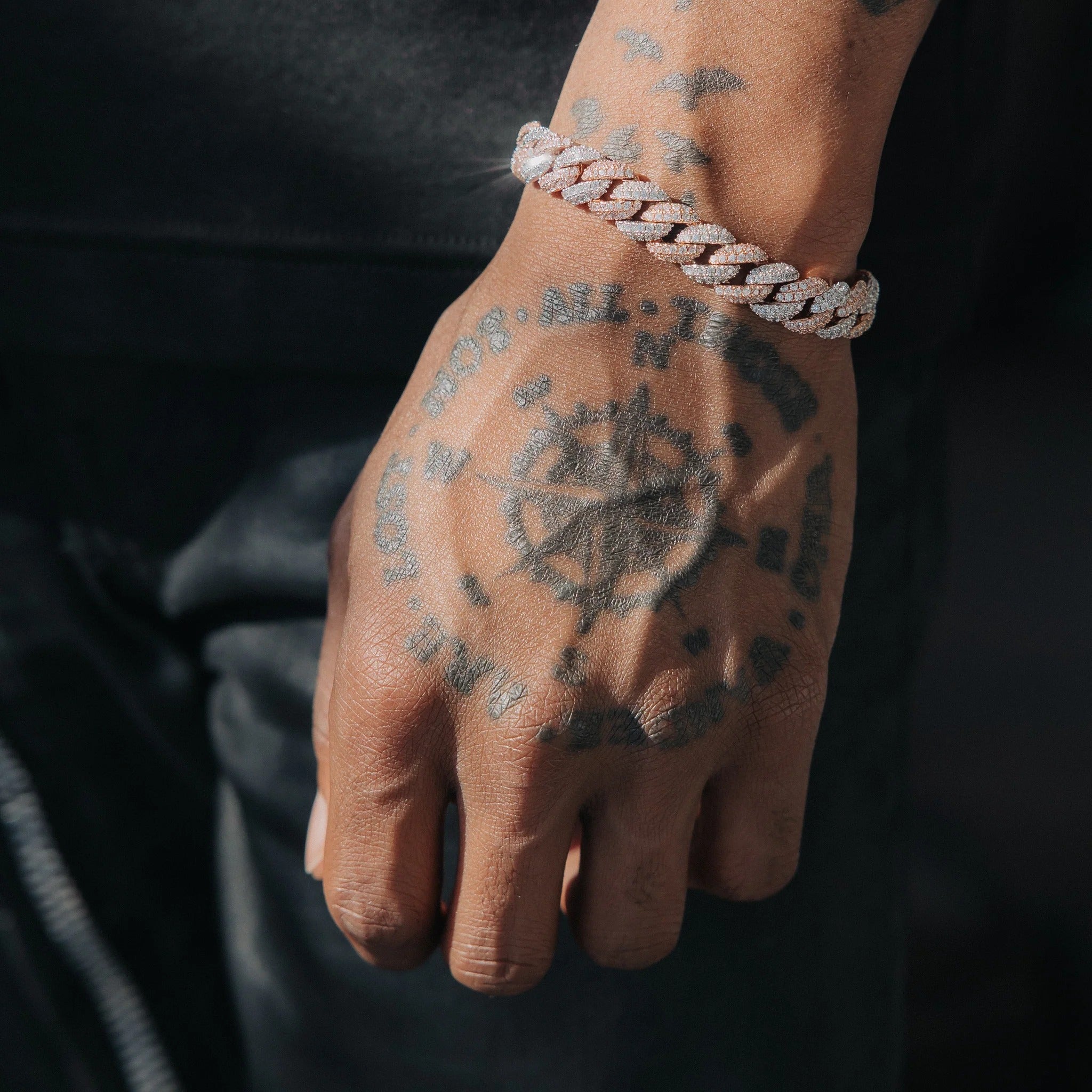 9mm Cuban Armbånd - Flerfarget