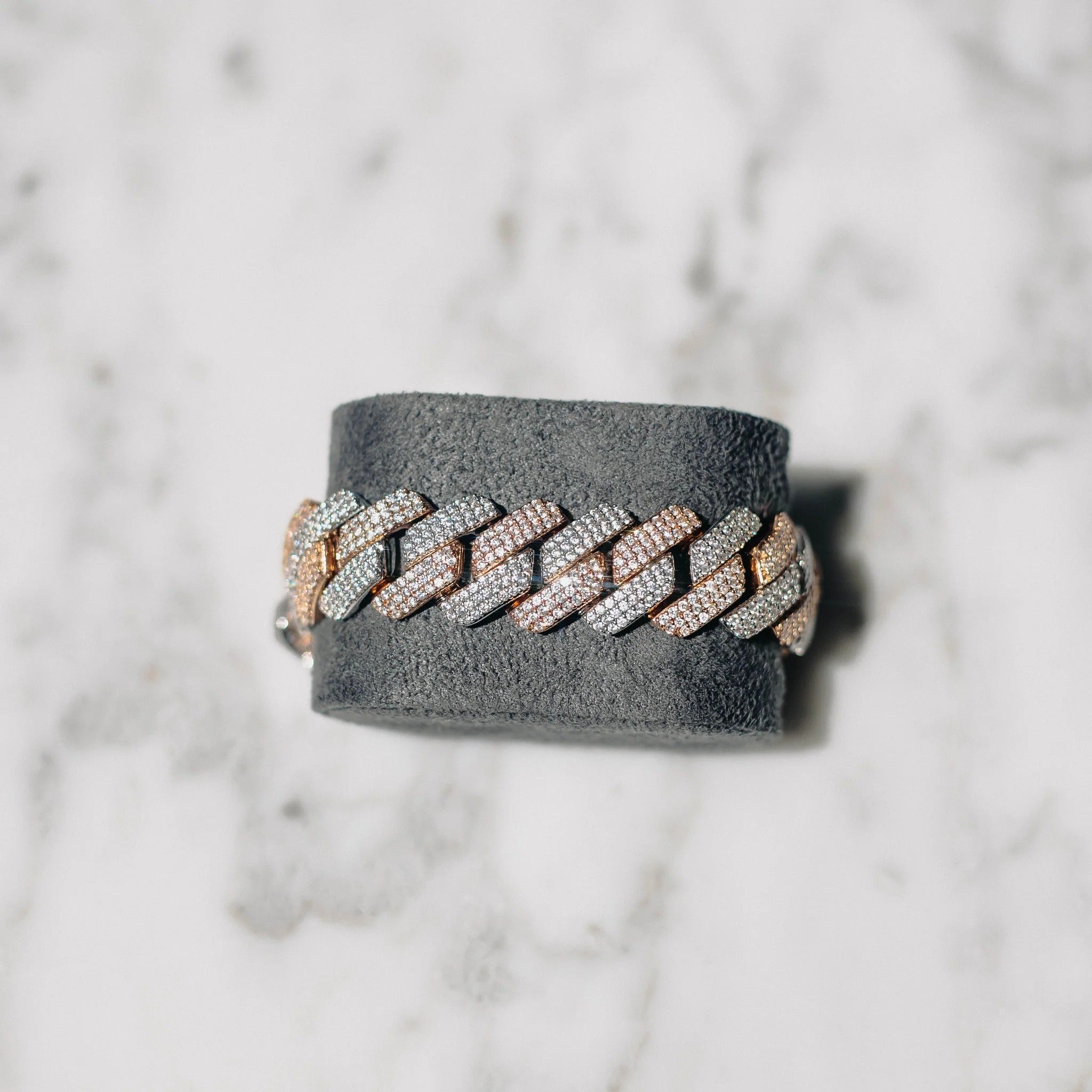 19mm Cuban Armbånd - Flerfarget