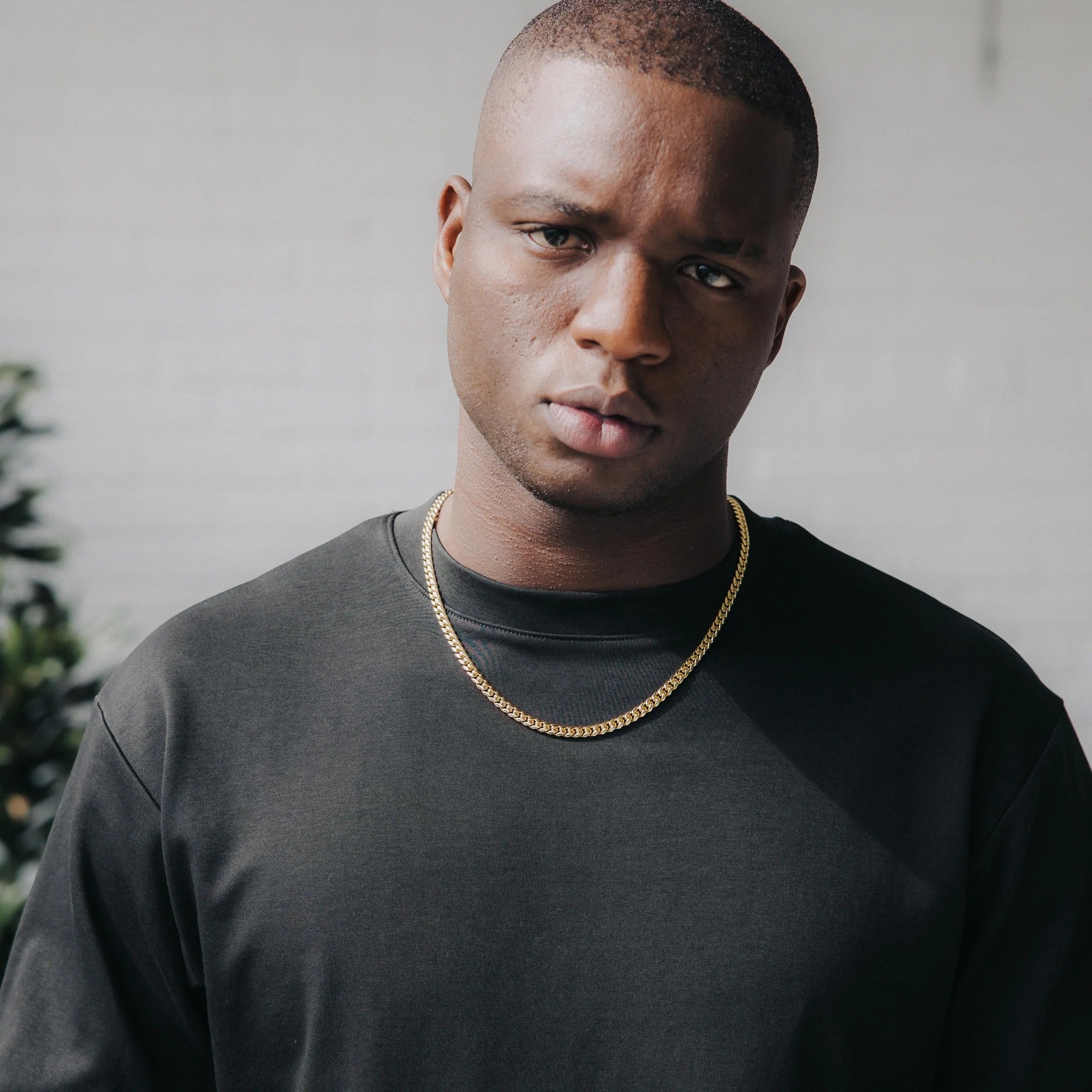 6mm Miami Cuban halskjede - Gull