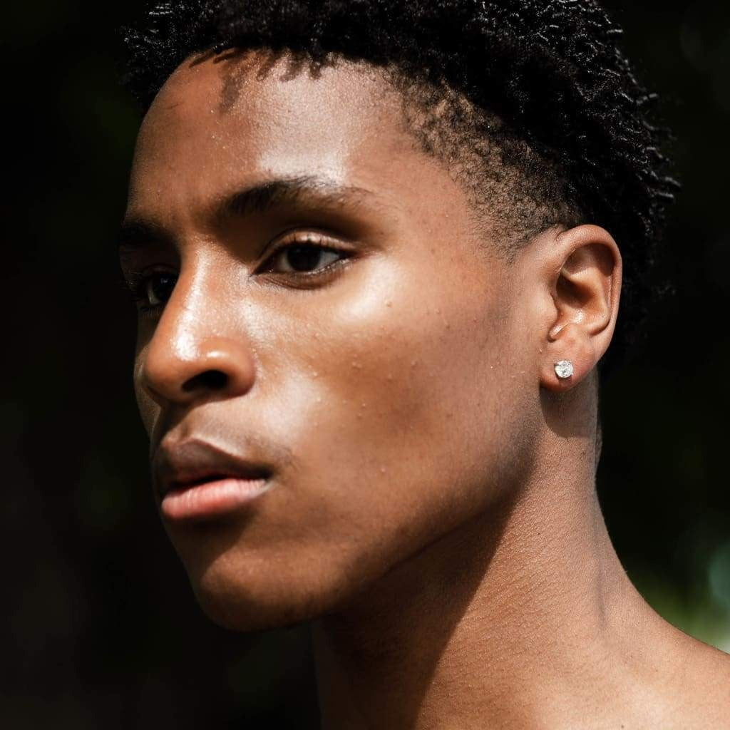 Diamant Øredobber - 14K Hvit gull / 18K Gull