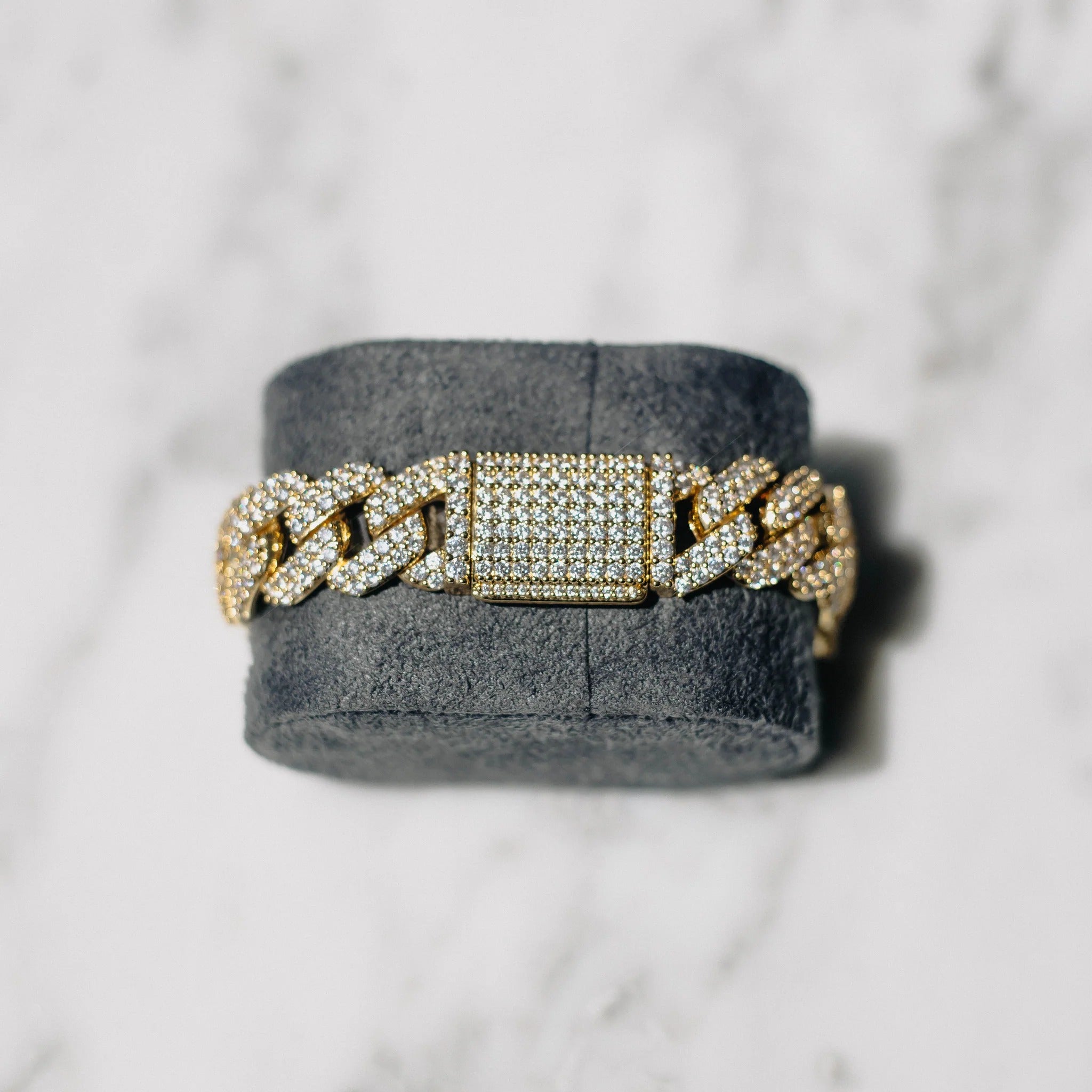 15mm Cuban Armbånd - Gull