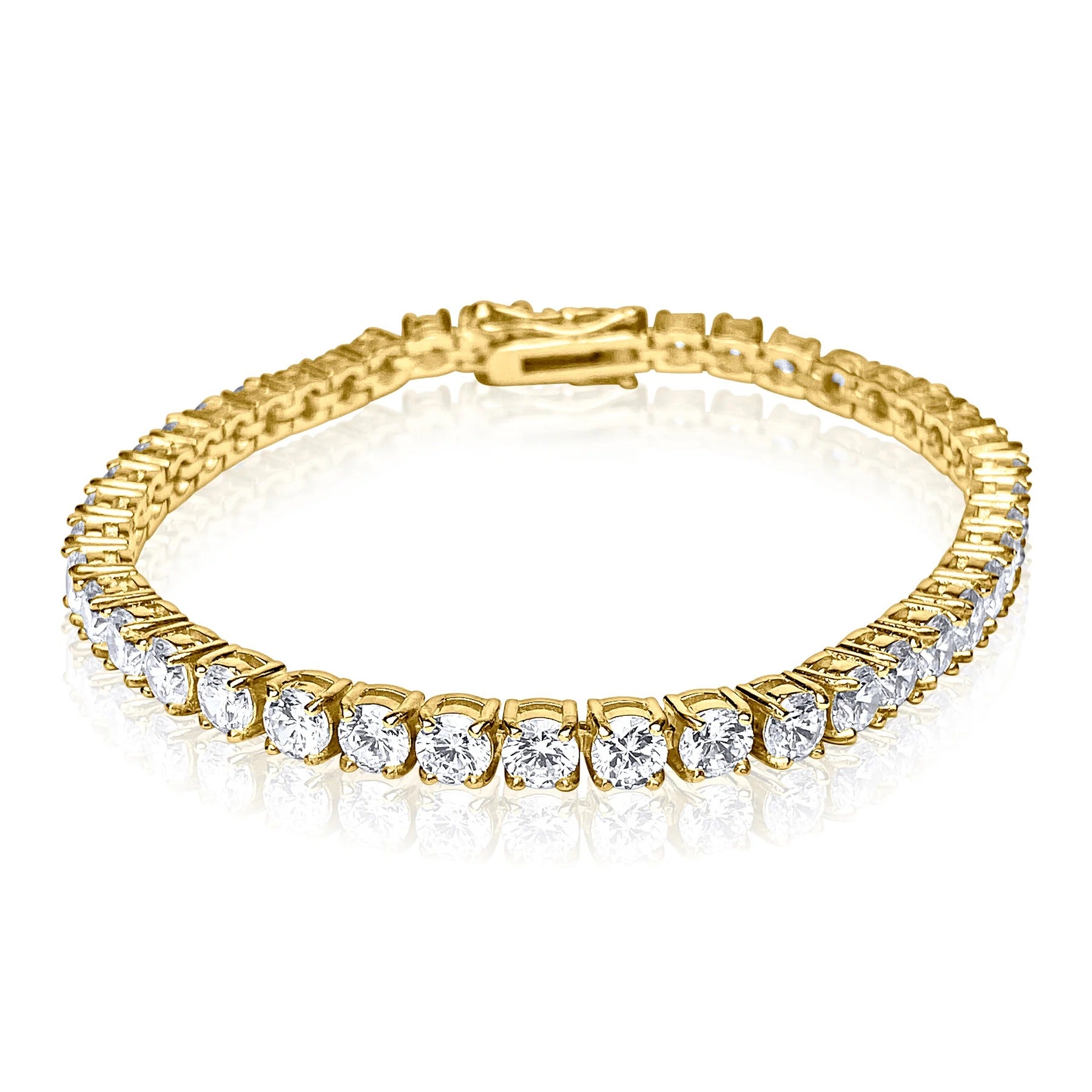 5mm Flow Armbånd - Gull
