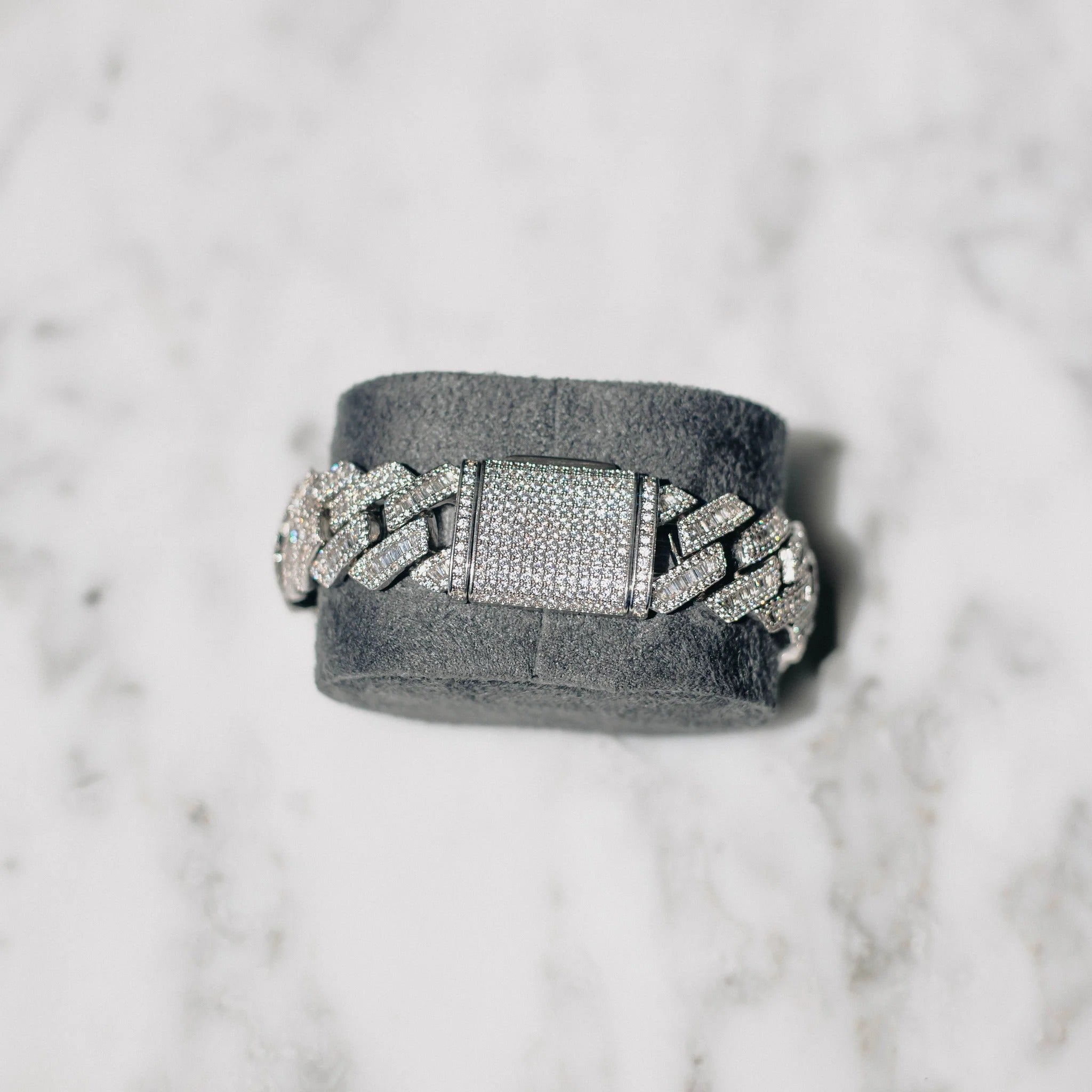 19mm Fusion Flare Armbånd - Hvit Gull / Gull