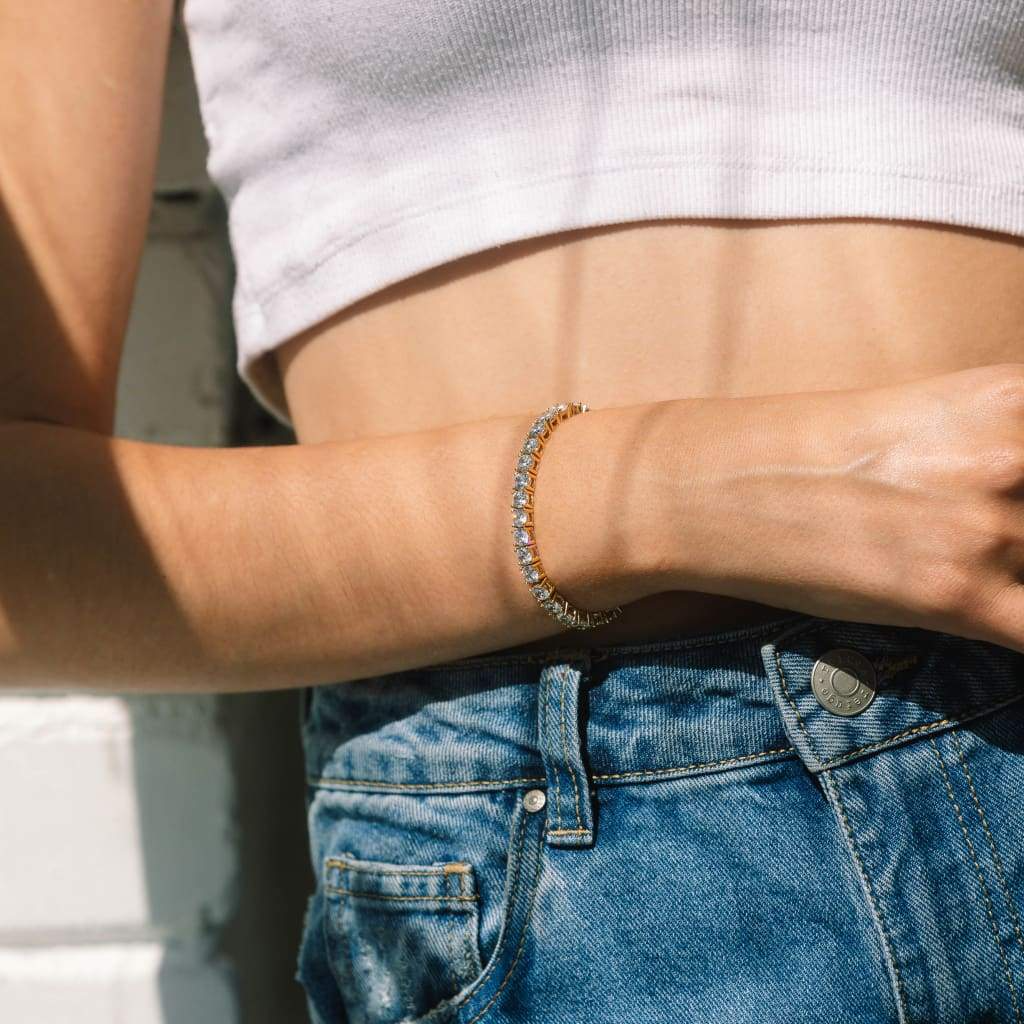 5mm Flow Armbånd - Gull