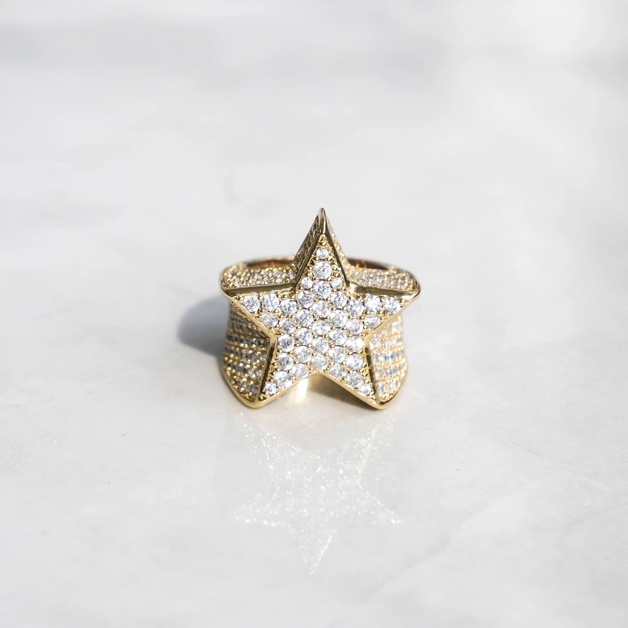 Star Ring - 18K Gull