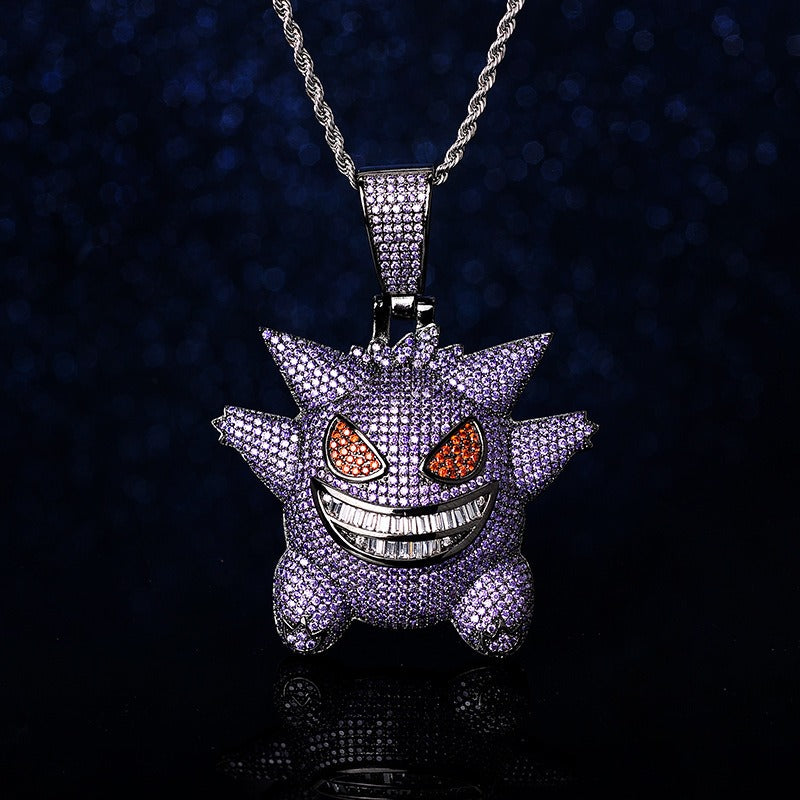 5mm Swirl Halskjede + Gengar Anheng